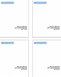 Bishko Factory OEM Service Manuals for 2011-2012 ODYSSEY - 11493