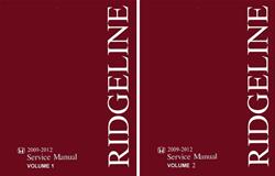 Bishko Factory OEM Service Manuals for 2009-2010 RIDGELINE - 11516