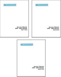 Bishko Factory OEM Service Manuals for 1999-2004 ODYSSEY - 11522