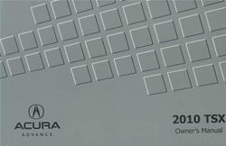 Bishko Factory OEM Owner's Manuals and User Guides for 2010 TSX - 11574