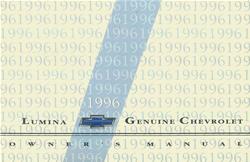 Bishko Factory OEM Owner's Manuals and User Guides for 1996 LUMINA - 11632