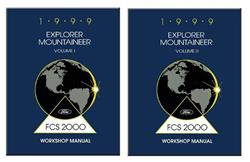 Bishko Factory OEM Service Manuals for 1999 EXPLORER, MOUNTAINEER - 11792