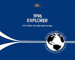 Bishko Factory OEM Service Manuals for 1996 EXPLORER - 11802