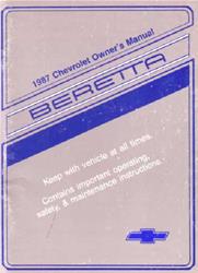 Bishko Factory OEM Owner's Manuals and User Guides for 1987 BERETTA - 1183