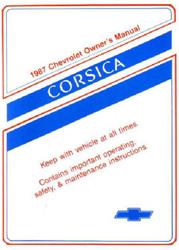 Bishko Factory OEM Owner's Manuals and User Guides for 1987 CORSICA - 1188