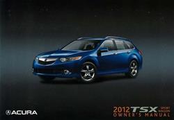 Bishko Factory OEM Owner's Manuals and User Guides for 2012 TSX - 11934