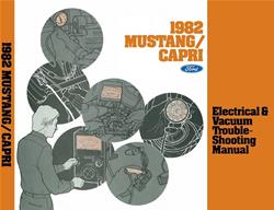 Bishko Factory OEM Service Manuals for 1982 CAPRI, MUSTANG - 11953