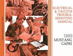 Bishko Factory OEM Service Manuals for 1980 CAPRI, MUSTANG - 11955