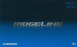 Bishko Factory OEM Owner's Manuals and User Guides for 2014 RIDGELINE - 11988