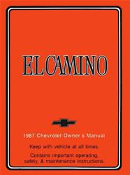 Bishko Factory OEM Owner's Manuals and User Guides for 1987 EL CAMINO - 11997