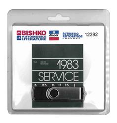 Bishko Automotive Literature Reference Books 12392-USB