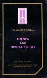 Bishko Factory OEM Owner's Manuals and User Guides for 1986 FIRENZA - 1305