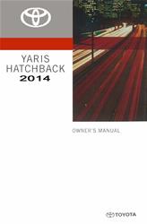 Bishko Factory OEM Owner's Manuals and User Guides for 2014 YARIS - 14010