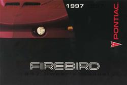 Bishko Factory OEM Owner's Manuals and User Guides for 1997 FIREBIRD - 14184