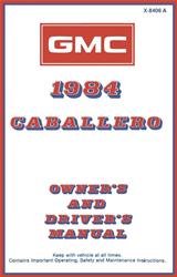Bishko Factory OEM Owner's Manuals and User Guides for 1984 CABALLERO - 14522