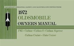 Bishko Factory OEM Owner's Manuals and User Guides for 1972 98, CUSTOM CRUISER, DELTA 88 - 1739