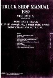 Bishko Factory OEM Service Manuals for 1989 F-150, F-250, F-350 - 1960