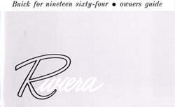 Bishko Factory OEM Owner's Manuals and User Guides for 1964 RIVIERA - 2855