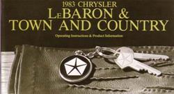 Bishko Factory OEM Owner's Manuals and User Guides for 1983 LEBARON, TOWN & COUNTRY - 2903