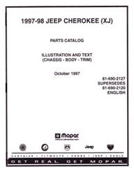 Bishko Factory OEM Part Lists and Illustrations for 1997-1998 CHEROKEE - 2905