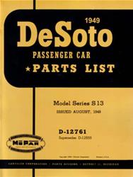 Bishko Factory OEM Part Lists and Illustrations for 1949 S-13 - 2919