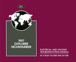 Bishko Factory OEM Service Manuals for 1997 EXPLORER, MOUNTAINEER - 3117