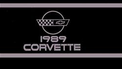Bishko Factory OEM Owner's Manuals and User Guides for 1989 CORVETTE - 3181