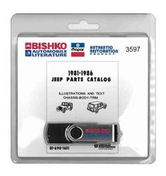 Bishko Automotive Literature Reference Books 3597-USB