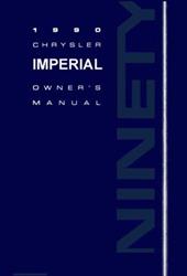 Bishko Factory OEM Owner's Manuals and User Guides for 1990 IMPERIAL - 3888