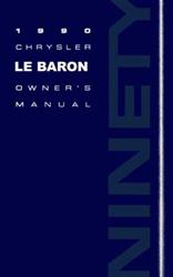 Bishko Factory OEM Owner's Manuals and User Guides for 1990 LEBARON - 3890