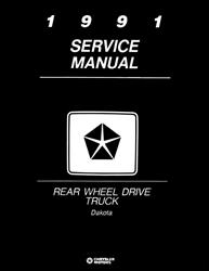 Bishko Factory OEM Service Manuals for 1991 DAKOTA - 3898