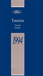 Bishko Factory OEM Owner's Manuals and User Guides for 1994 TAURUS - 3901