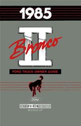 Bishko Factory OEM Owner's Manuals and User Guides for 1985 BRONCO II - 3924