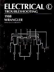 Bishko Factory OEM Wiring Diagrams and Schematics for 1987-1988 WRANGLER - 3953