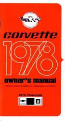 Bishko Factory OEM Owner's Manuals and User Guides for 1978 CORVETTE - 4131