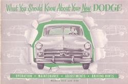 Bishko Factory OEM Owner's Manuals and User Guides for 1950 CORONET, MEADOWBROOK, WAYFARER - 4367