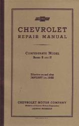 Bishko Factory OEM Service Manuals for 1932 CONFEDERATE, CONFEDERATE BB - 4618