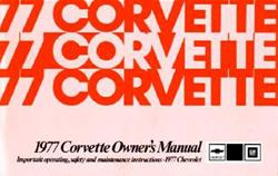 Bishko Factory OEM Owner's Manuals and User Guides for 1977 CORVETTE - 474
