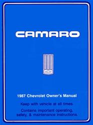 Bishko Factory OEM Owner's Manuals and User Guides for 1987 CAMARO - 484