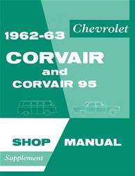 Bishko Factory OEM Service Manuals for 1962-1963 CORVAIR - 5074