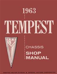Bishko Factory OEM Service Manuals for 1963 TEMPEST - 5080