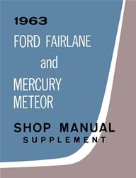 Bishko Factory OEM Service Manuals for 1963 FAIRLANE, METEOR - 5176