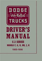 Bishko Factory OEM Owner's Manuals and User Guides for 1955-1956 C-3 - 5233