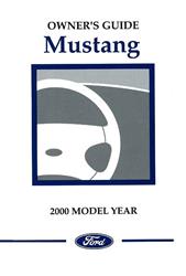 Bishko Factory OEM Owner's Manuals and User Guides for 2000 MUSTANG - 5241