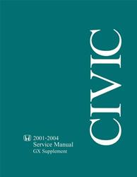 Bishko Factory OEM Service Manuals for 2001-2004 CIVIC - 5315