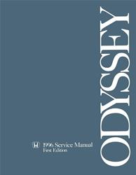 Bishko Factory OEM Service Manuals for 1996 ODYSSEY - 5333