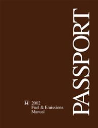 Bishko Factory OEM Service Manuals for 2002 PASSPORT - 5339