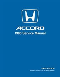 Bishko Factory OEM Service Manuals for 1990 ACCORD - 5419