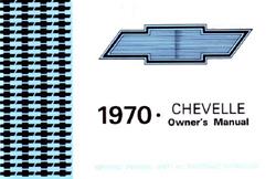 Bishko Factory OEM Owner's Manuals and User Guides for 1970 CHEVELLE - 6084