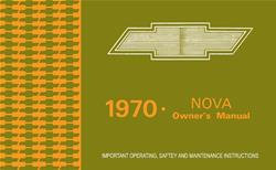 Bishko Factory OEM Owner's Manuals and User Guides for 1970 NOVA - 6087